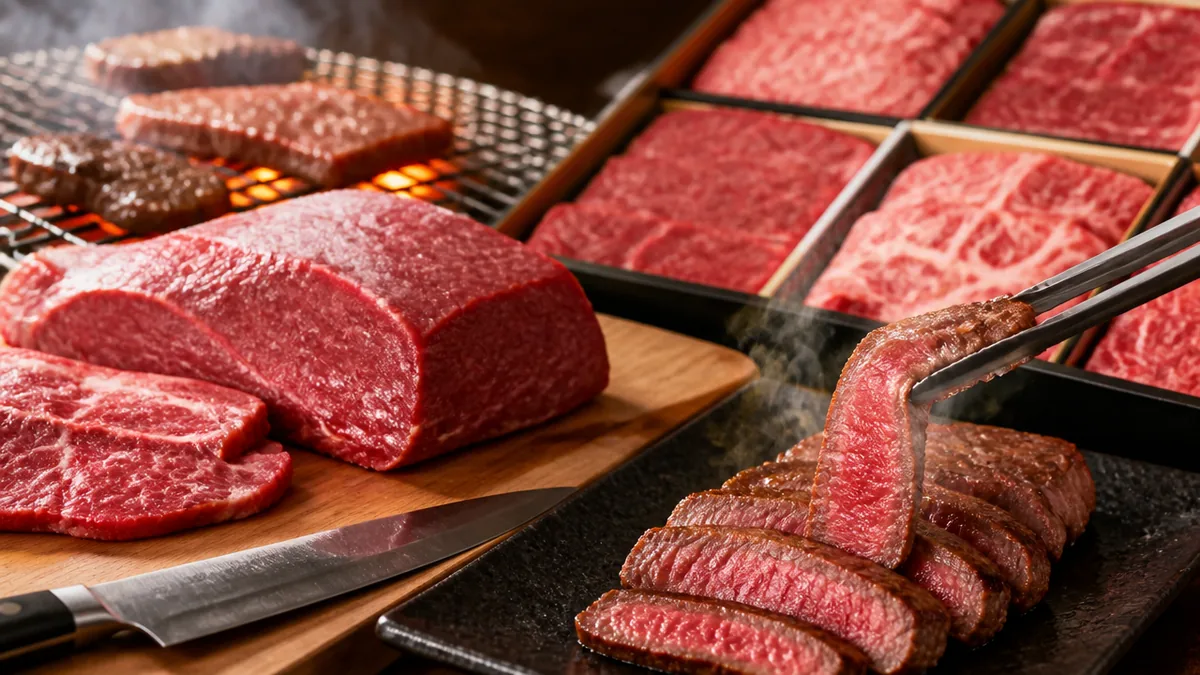 牛肉部位を柔らかい順に並べた早見ランキングの解説画像
