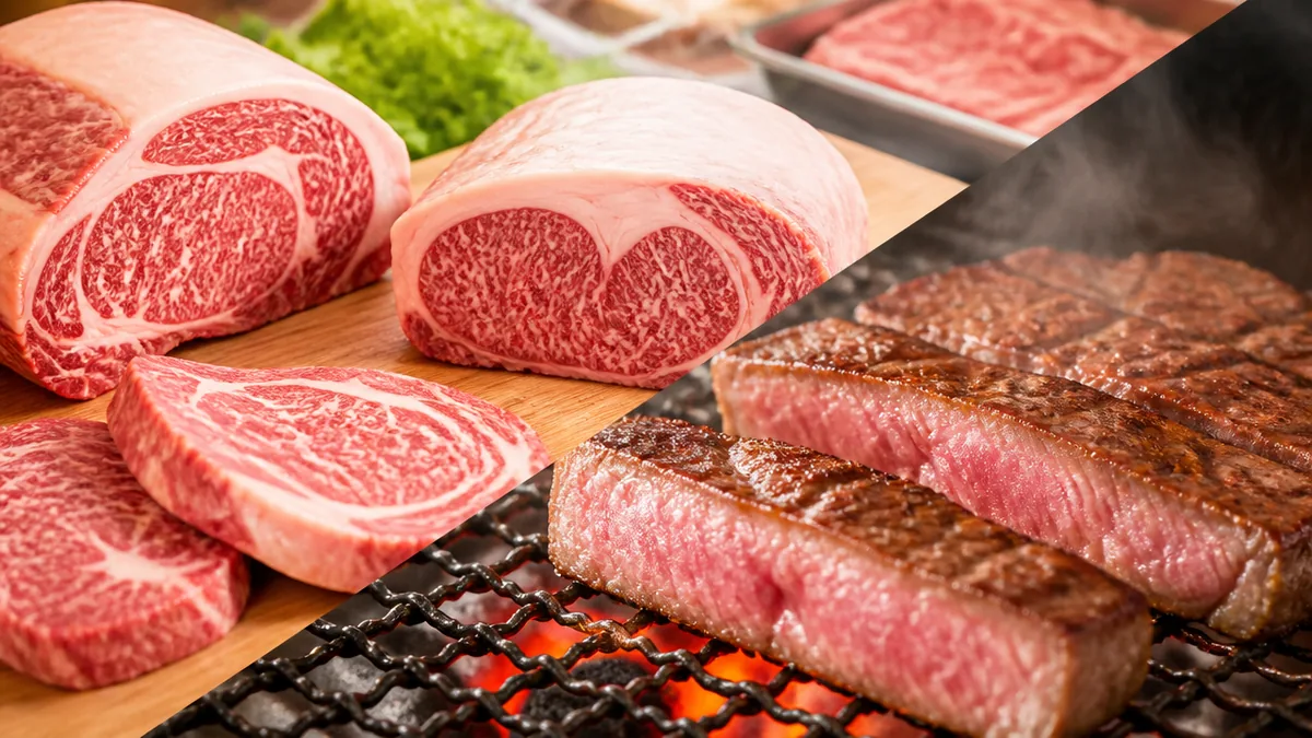 脂の入り方と食感はここまで違うの解説画像