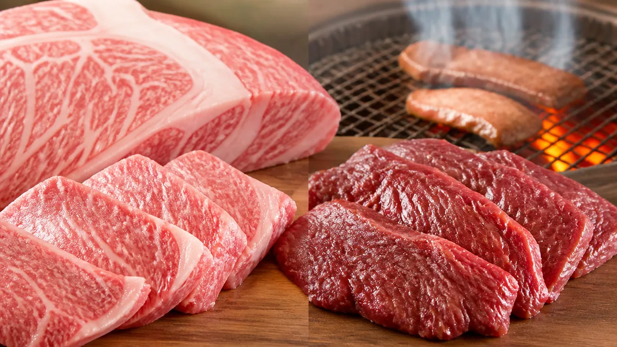 カルビとハラミの違いを一言で言うと「肉」と「内臓」の解説画像