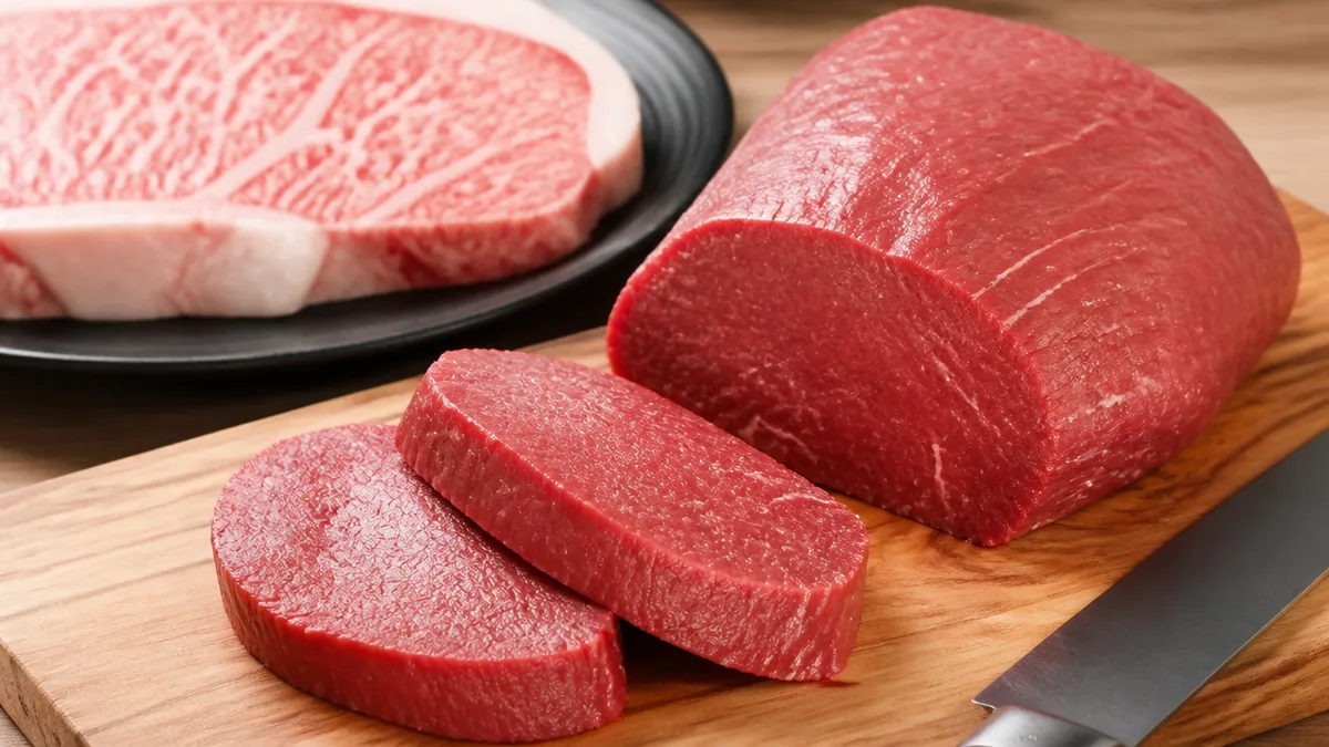 牛肉で脂少ない部位はどこ?答えはヒレとももの赤身の解説画像