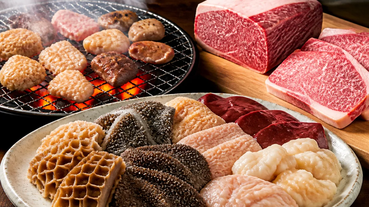 牛の4つの胃袋を食べ比べ|ミノ・ハチノス・センマイ・ギアラの違いの解説画像