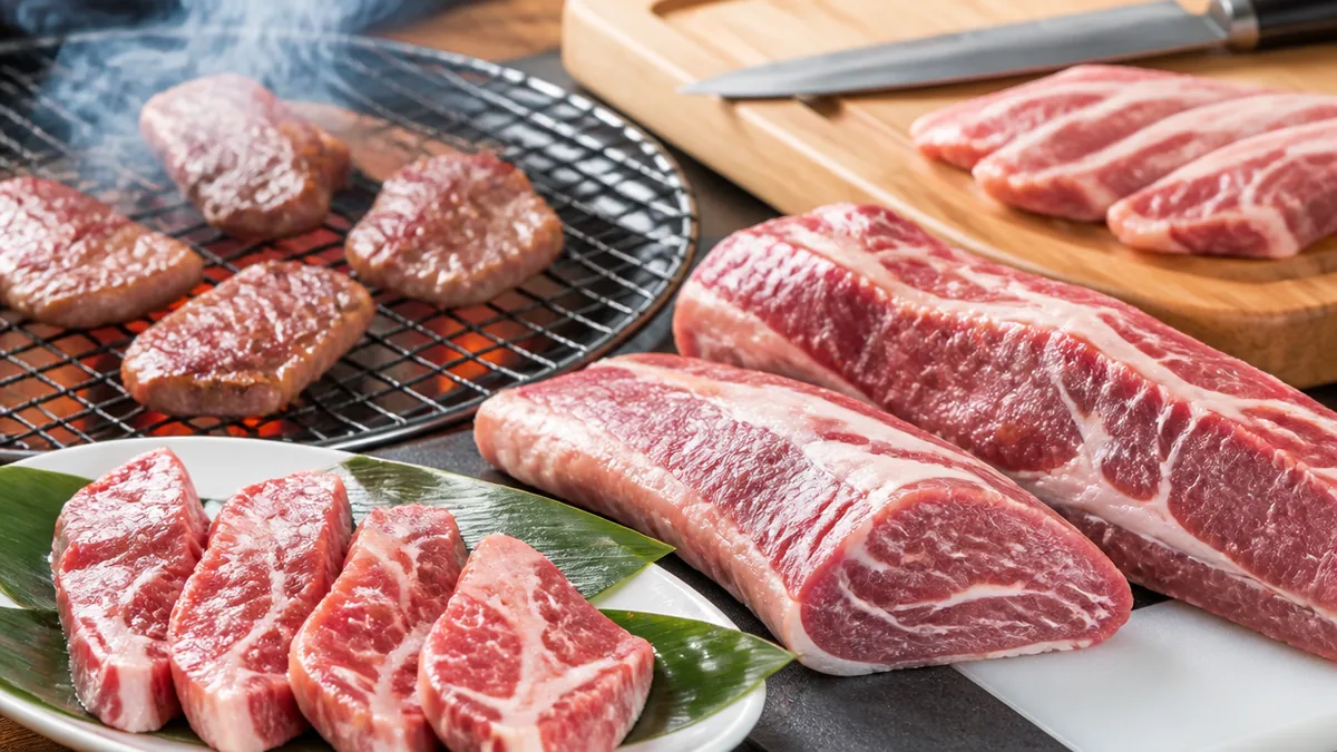 「豚ハラミ」と「豚サガリ」は同じ部位?横隔膜のどこを指すのかの解説画像
