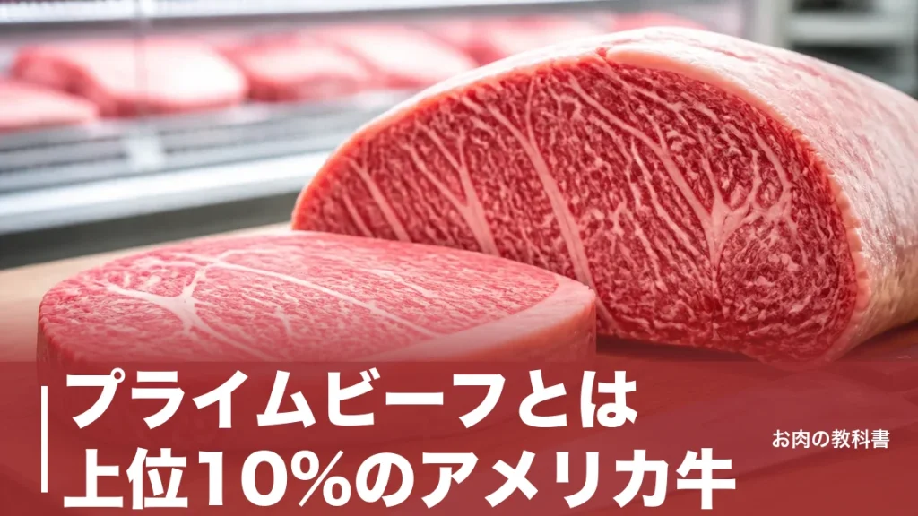 プライムビーフとは上位10%のアメリカ牛｜A5和牛との違いを成分表で解説のアイキャッチ画像