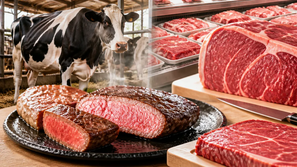 ホルスタイン牛肉とは?牛乳を出さない雄が食卓に届くまでの解説画像