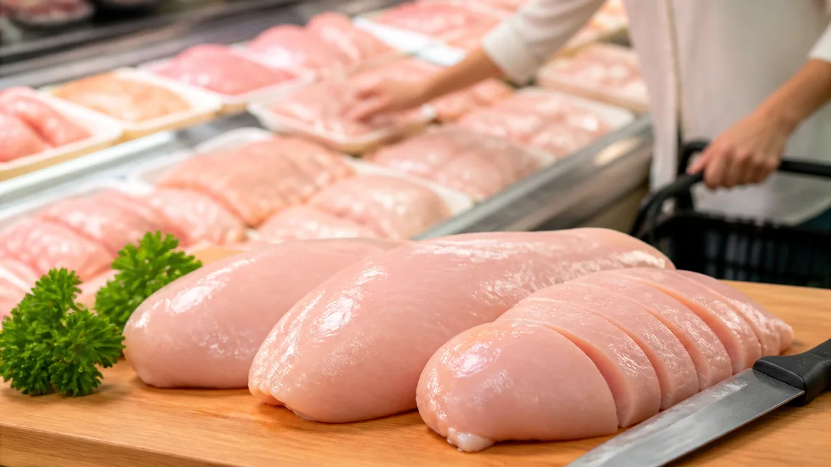 鶏胸肉100gの値段は今いくら?公的統計の答えは通常108円・特売89円の解説画像