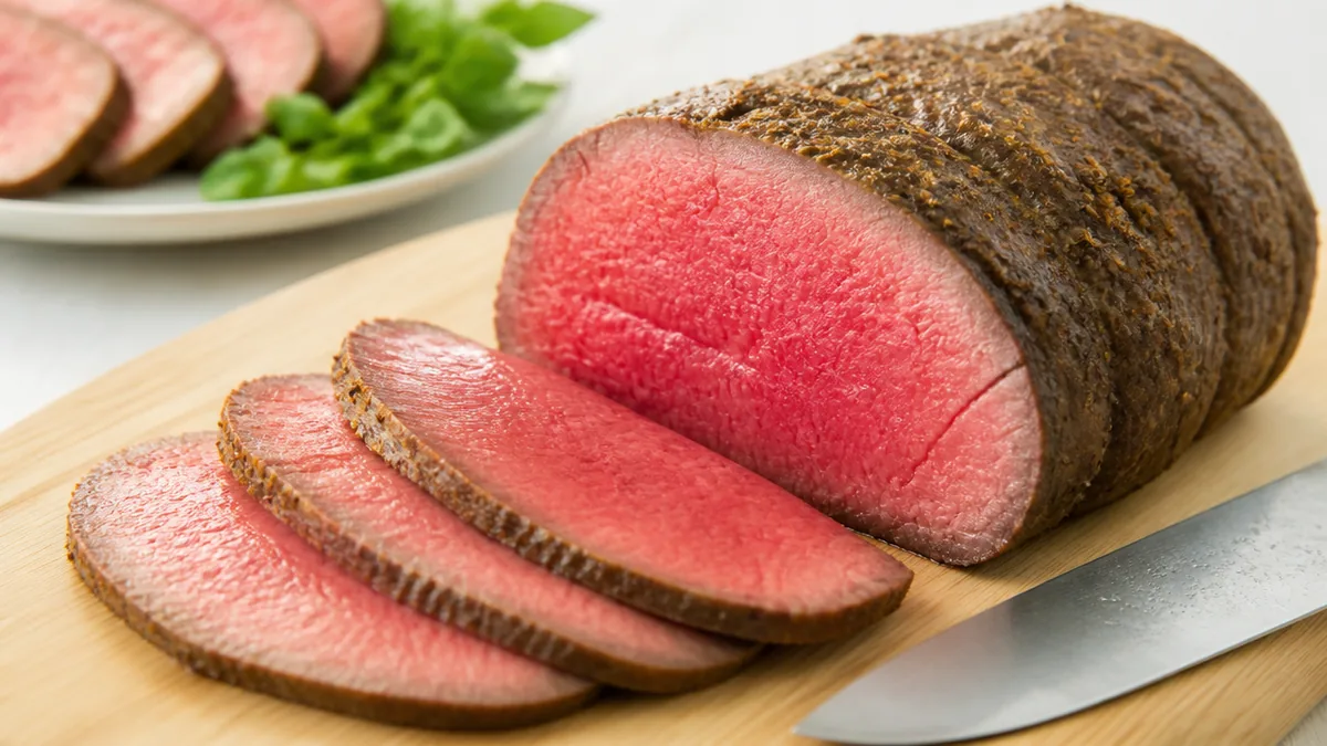 牛のかたまり肉は、なぜ中心が赤くても扱いが違うのかの解説画像