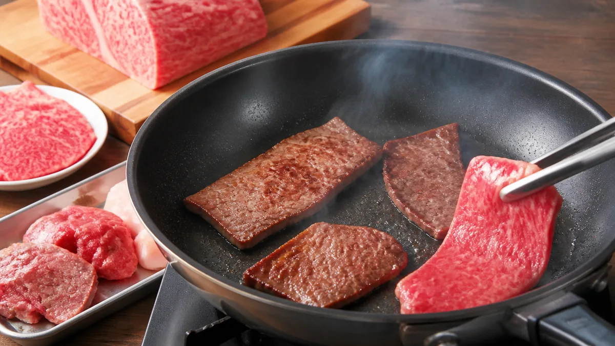 焼肉の焼き方をフライパンで再現するために、まず捨てたい3つの思い込みの解説画像