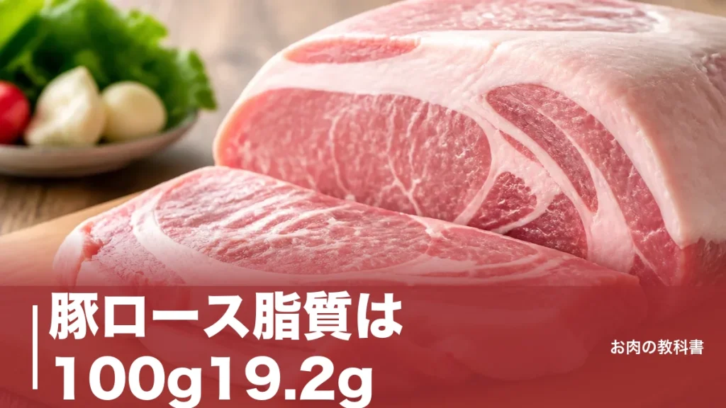 豚ロース脂質は100g19.2g｜実は約6割が不飽和脂肪酸だった成分表の真実のアイキャッチ画像