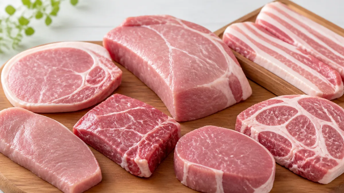 豚肉カロリーは部位でどこまで違う?主要7部位を数値で並べるの解説画像