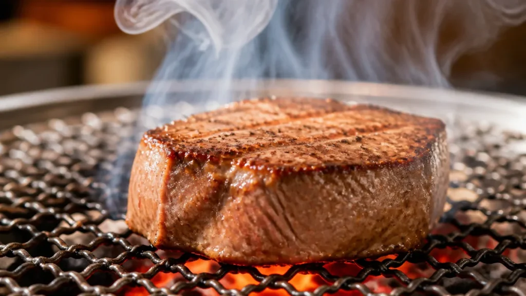 ヒレステーキの焼き方は65℃が分かれ目｜厚さ別の火加減と休ませ時間を科学で解説のアイキャッチ画像