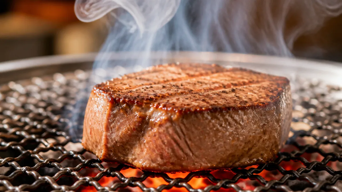 ヒレステーキの焼き方は65℃が分かれ目｜厚さ別の火加減と休ませ時間を科学で解説のアイキャッチ画像