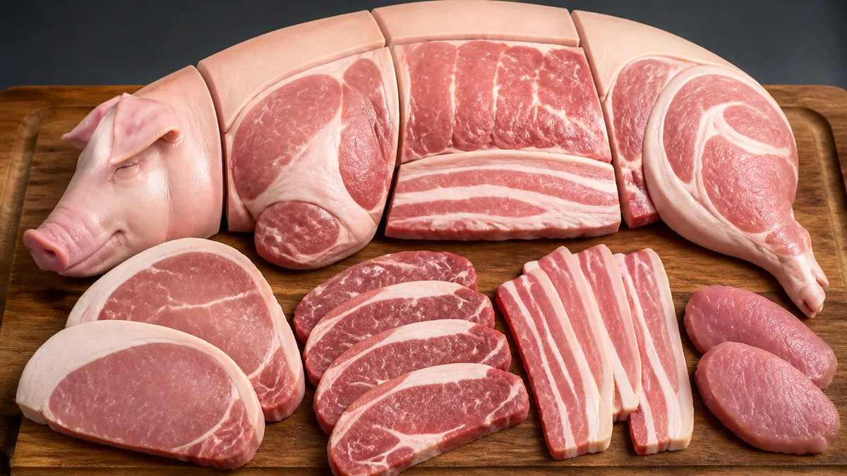 豚肉部位は規格で7つ|まずは位置関係をつかもうの解説画像