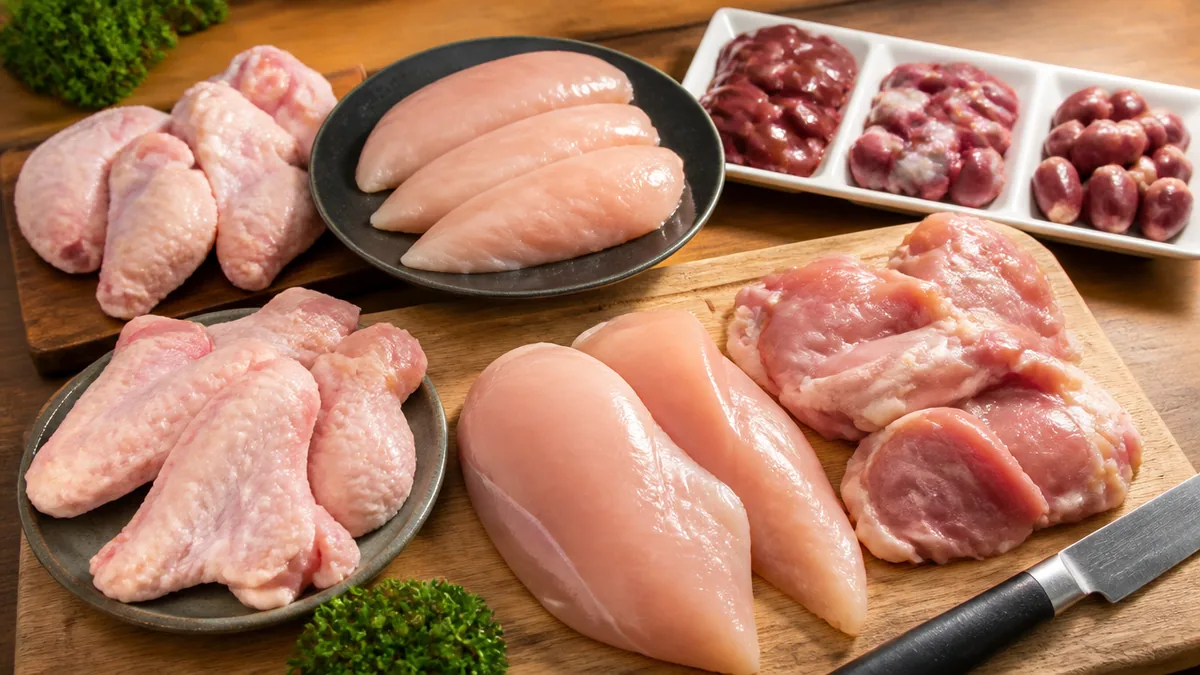 鶏肉部位の全体像｜「身・手羽・内臓」の3グループで覚えようの解説画像