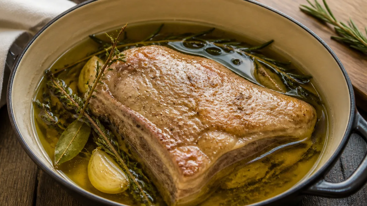 豚肉のコンフィとは?「保存する」が語源のフランス伝統技法の解説画像