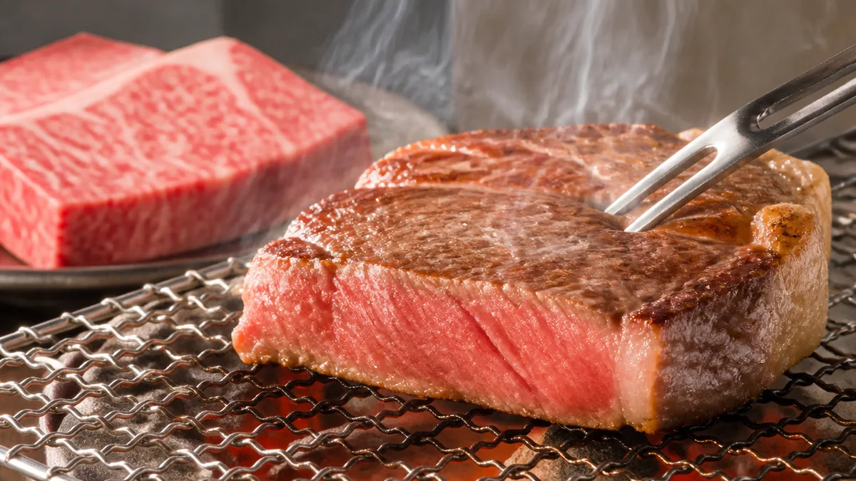 黒毛和牛ステーキの焼き方は65℃が分かれ目｜強火30秒＋休ませ10分の全手順のアイキャッチ画像