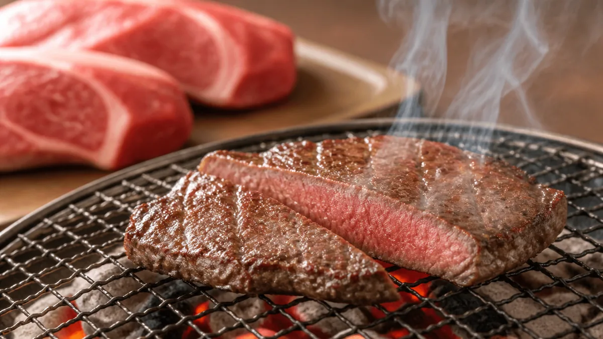 牛肉らんぷの焼き方は「触りすぎない」で決まるの解説画像