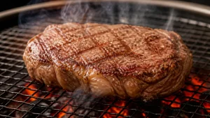 ステーキ肉の美味しい焼き方は裏返し1回が9割｜2cm厚の火加減と中心温度で解説のアイキャッチ画像