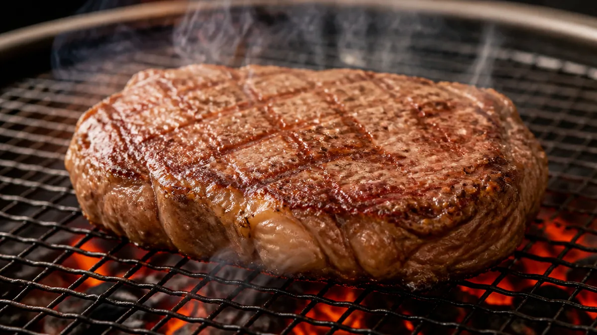 ステーキ肉の美味しい焼き方は裏返し1回が9割｜2cm厚の火加減と中心温度で解説のアイキャッチ画像