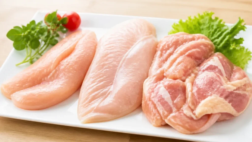 鶏肉の柔らかい部位はささみが1位｜脂質0.8gともも14.2gで変わる火加減を解説のアイキャッチ画像