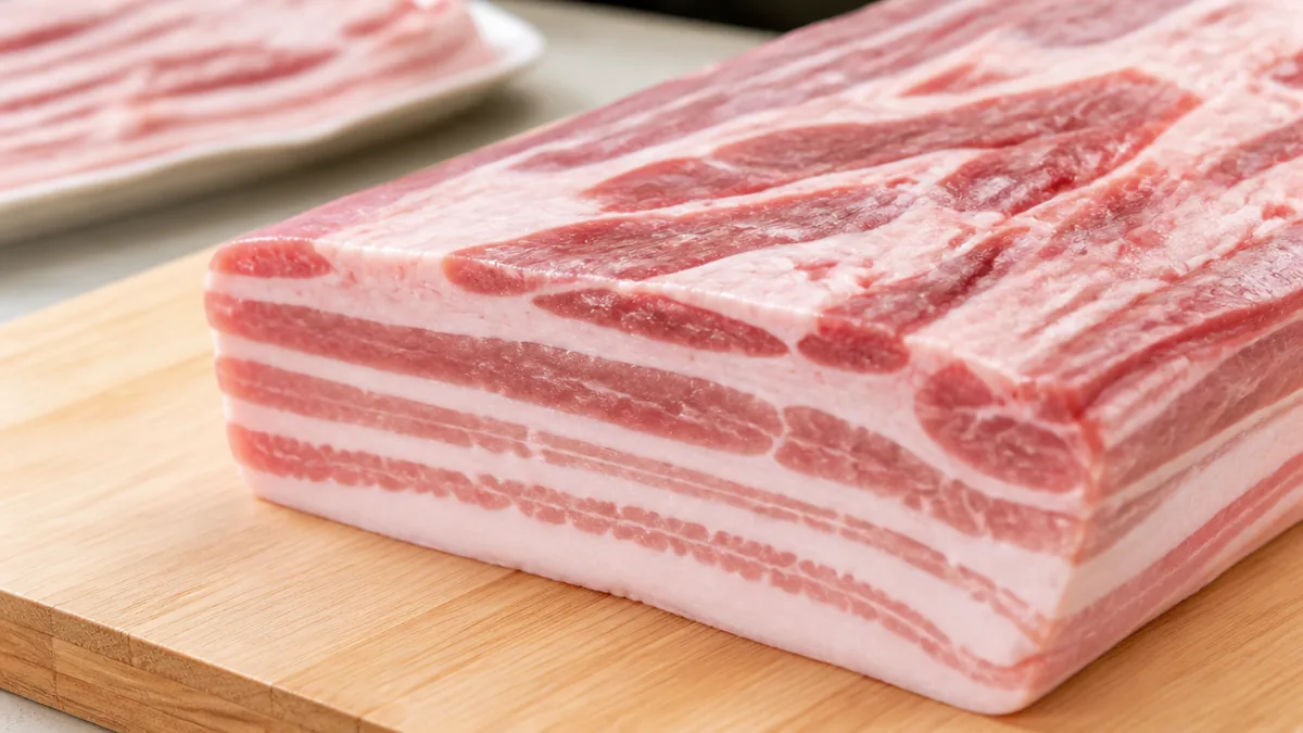 豚バラ部位はどこにある？肋骨まわりの「三枚肉」の正体の解説画像